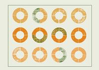 Lego Dots Monoprint - Tile Symphony 03