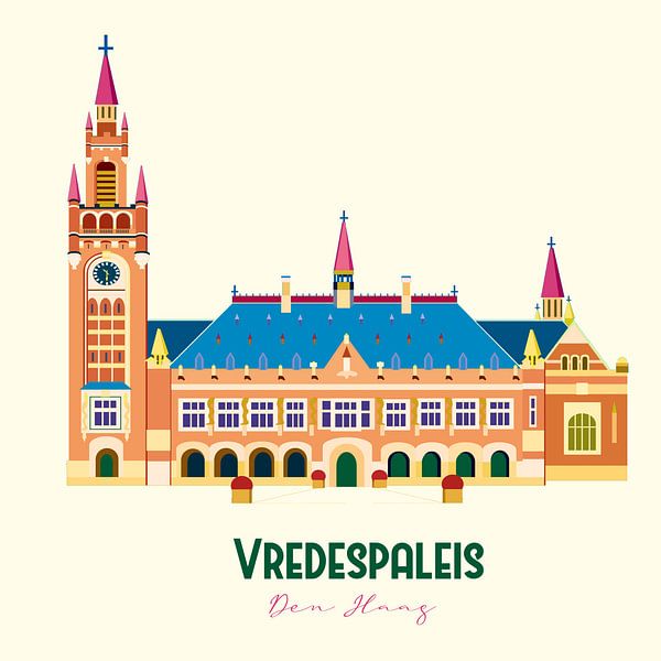 Peace Palace The Hague by Stedenkunst