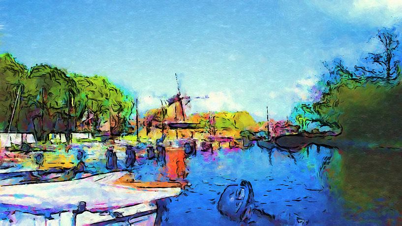 Hollands landschap met molen von Ready Or Not