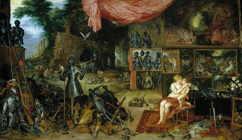 Die fünf Sinne: Fühlen, Jan Brueghel und Peter Paul RUbens von Meisterhafte Meister