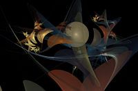 Round, deforming discs in natural tones