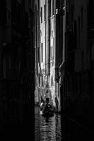 Klassisches Venedig in Schwarz und Weiß