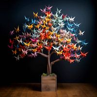 Origami-Baum