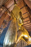 Wat Pho, Bouddha couché et doré