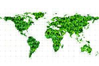 Leaves World Map