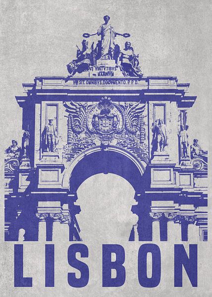 Der Bogen der Rua Augusta von DEN Vector