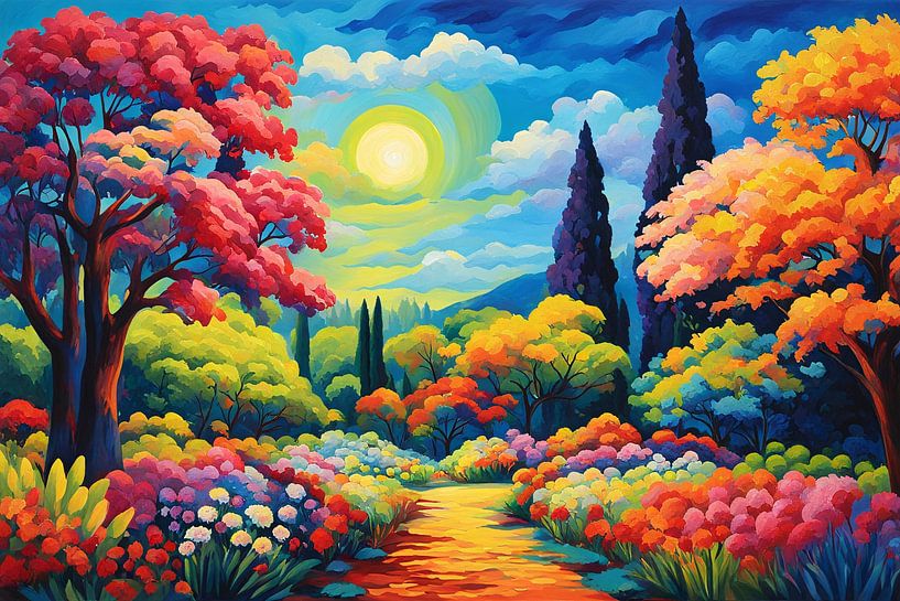 Eine Sinfonie der Farben und Emotionen von Artsy Inventor