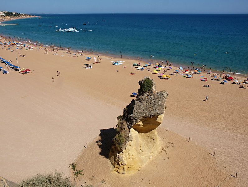 Main beach in Albufeira, Algarve - Portugal by insideportugal