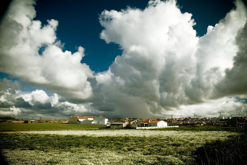 Storm over Sera Del Rei, Portugal by Marcel Admiraal