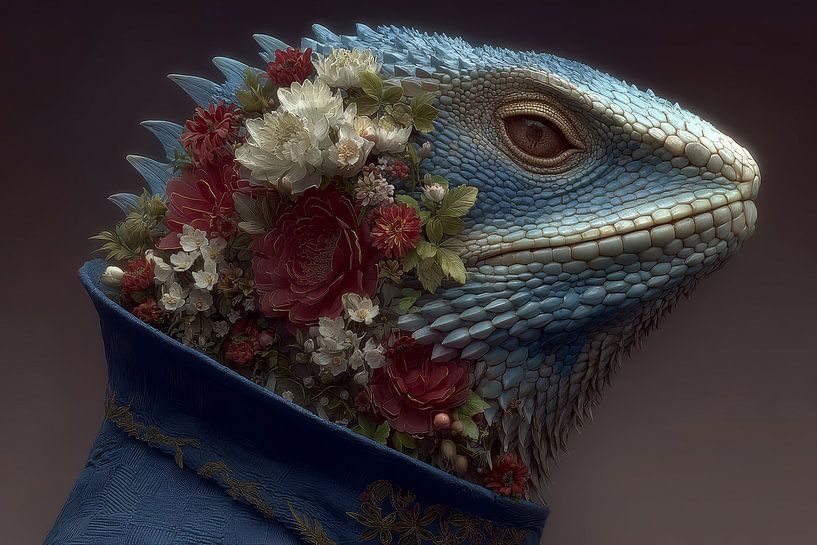 surrealistisches Porträt von Egon Zitter