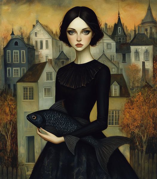 Die Frau, der Fisch und das Dorf von Bianca ter Riet