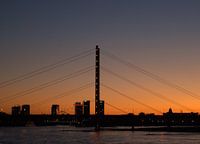 Zonsondergang in Dusseldorf