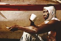 das Frühstück eines Pantomimen