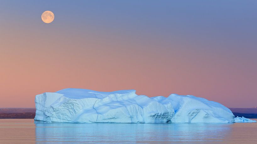 Sunset Hall Bredning, Scoresbysund, Groenland par Henk Meijer Photography