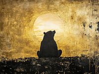 Coucher de soleil sur l'ours