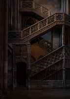 Stairs in a French cathedral