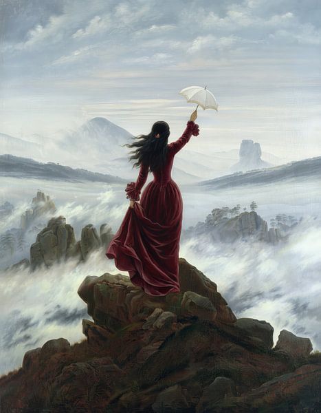 Le marcheur au-dessus des Brumes n°2 par Studio BB