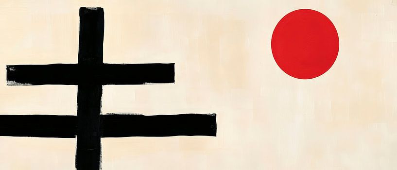 Abstrakte geometrische Komposition von Poster Art Shop