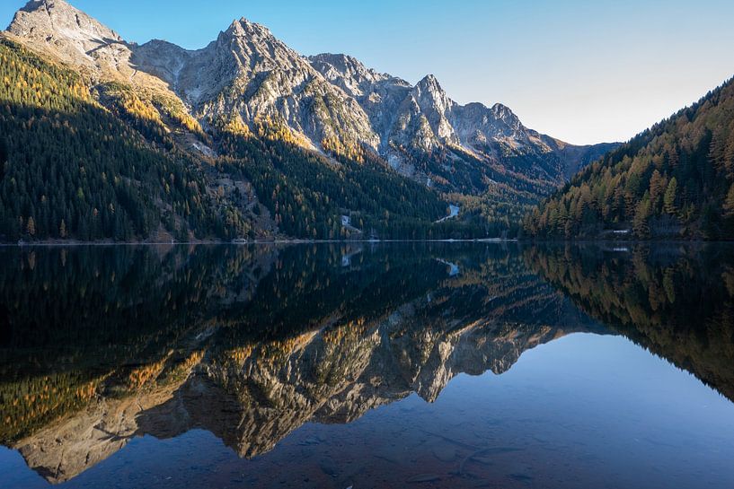Lake Antholz Lake Antholz Dolomites South Tyrol Mountain lake by Daniel Kogler