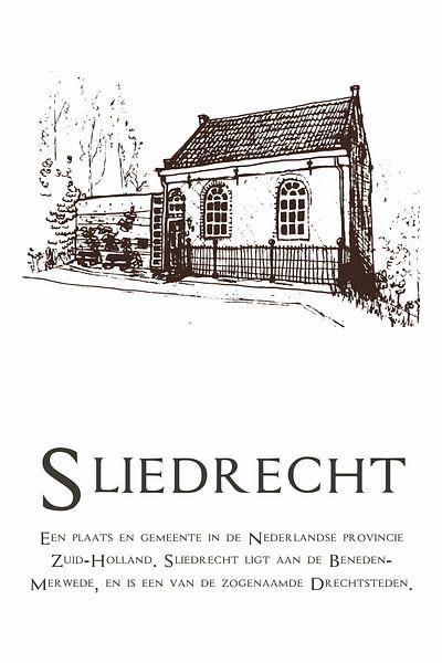 Synagogue in Sliedrecht Drechtsteden by Krista Kitsz Art