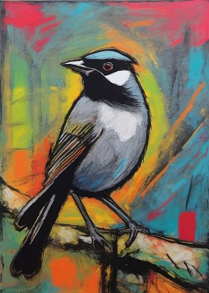 Blau Meise Vogel von MIROKKU