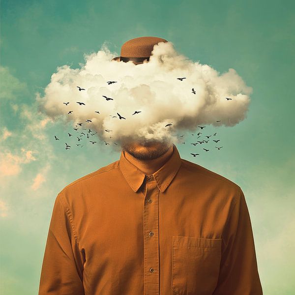 Wolken der Gedanken von Poster Art Shop