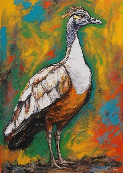 Oiseau grande outarde par MIROKKU