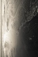 Close-up of the mudflats