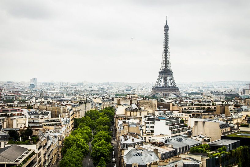 Eiffel Tower from the Arc de Triomphe by Lars van 't Hoog