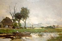 Herfst landschap -Jan Hendrik Weissenbruch -c-1870