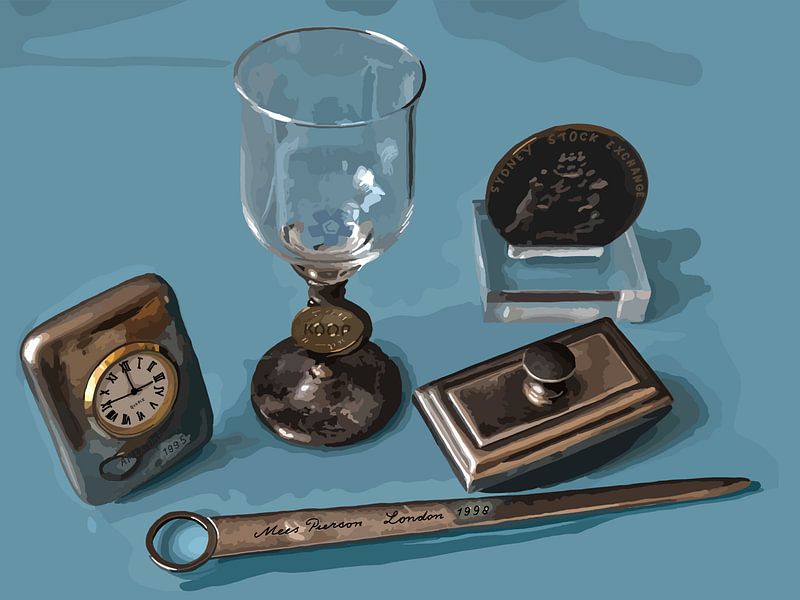 017. Still life of a busy life by Domstad Rudie