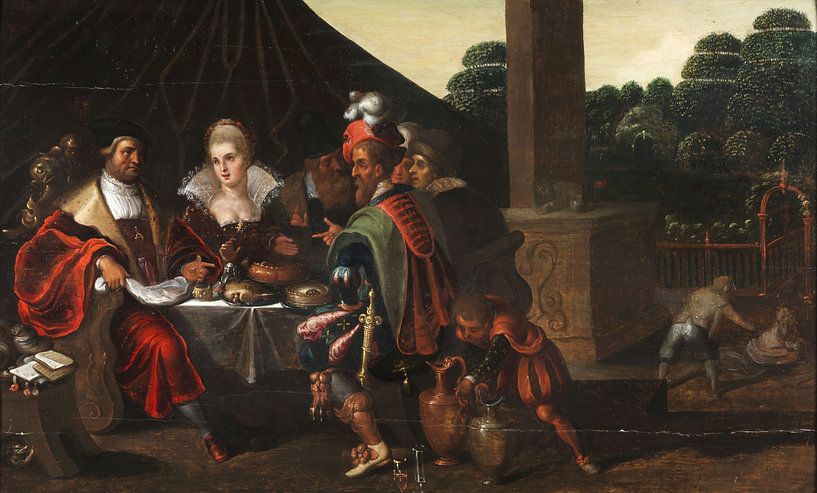 Fest des Herodes, Frans Francken (II) von Meisterhafte Meister