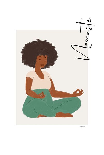 Namaste VII von ArtDesign by KBK