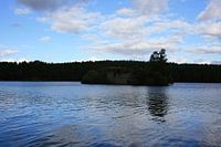 Reflexion von Wolken