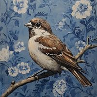 Braun auf Delfter Porzellan