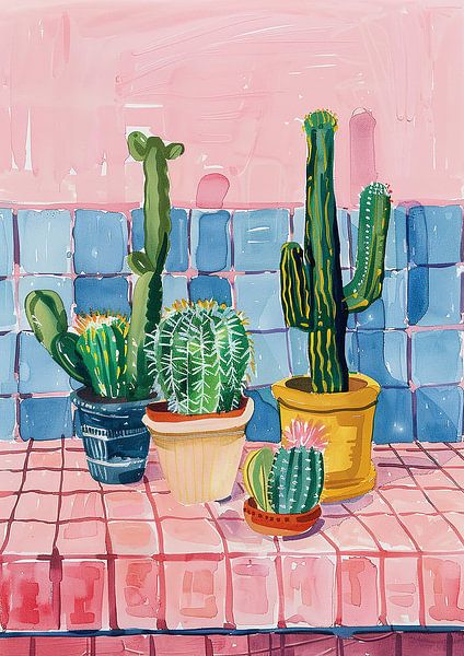 Cactiscape van Liv ter Riet