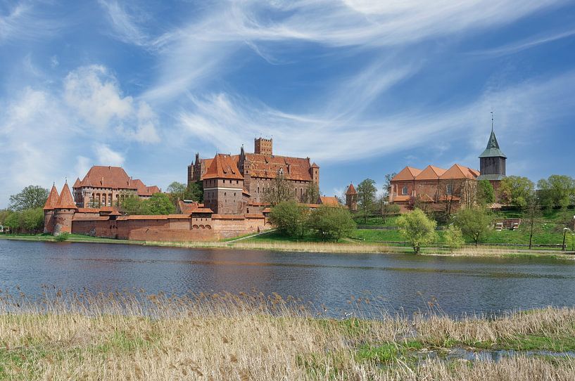 die Deutschordensburg in Malbork,Pommern,Polen von Peter Eckert
