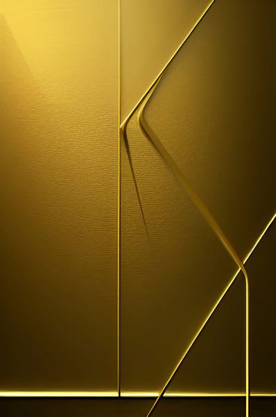 abstraktes Gold von Karin van Bylevelt