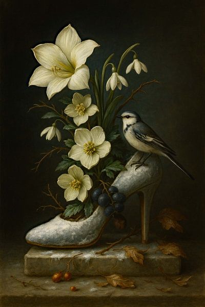 Stillleben Winterabsatz von Moonheart Artworks