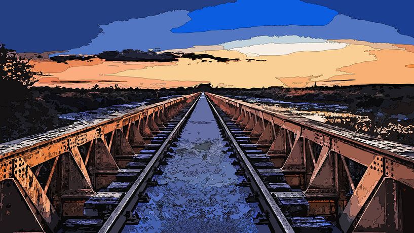 Moerputten Brug / Art by Maurice Meerten