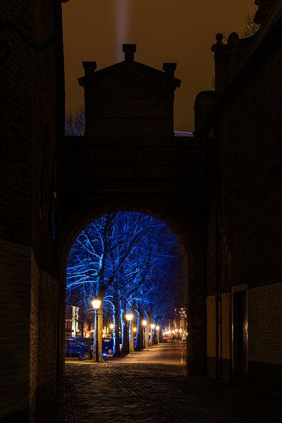 Blick durch: Zierikzee bei Nacht von Dexter Reijsmeijer