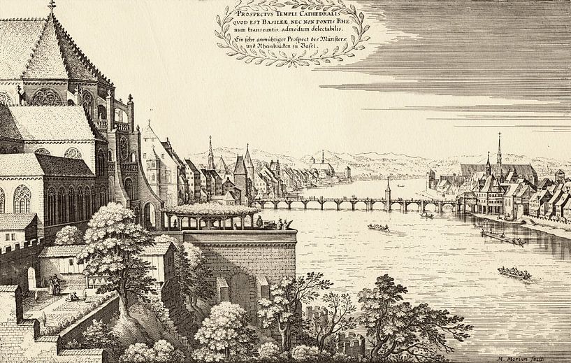 Matthew Merian, gravure sur cuivre de Bâle vers 1648 par Atelier Liesjes