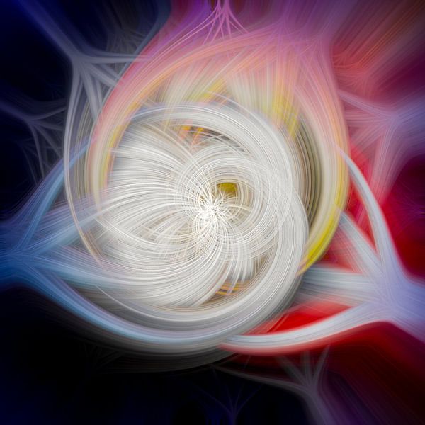 Kunst, Spiel der Linien. Digital erstellt von Gert Hilbink