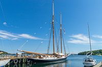 Zweimaster Segelschiff im Hafen in Nova Scotia/Kanada