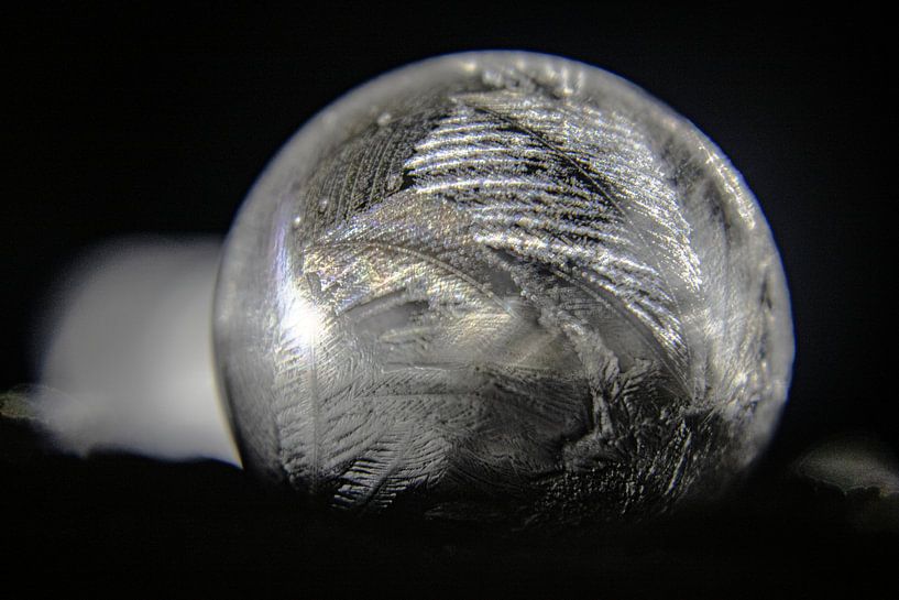 Ice bell in winter by Miranda Vleerlaag