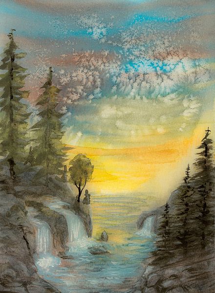 Aquarell Teil 144 von Tania Perneel