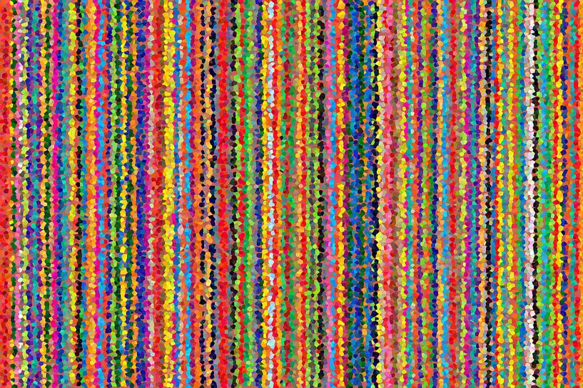 Jeu de couleurs abstrait par Marion Tenbergen