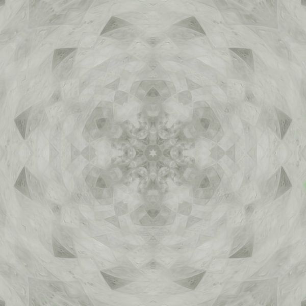 Abstraktes Schneeflocken-Mandala von Maurice Dawson