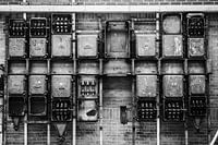 Boite à fiche dans une ancienne usine