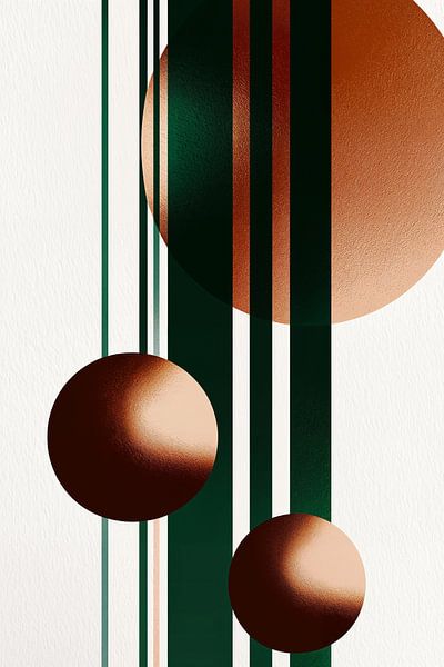 Retrometrisch - Koperpuls IV van Philippe HUGONNARD